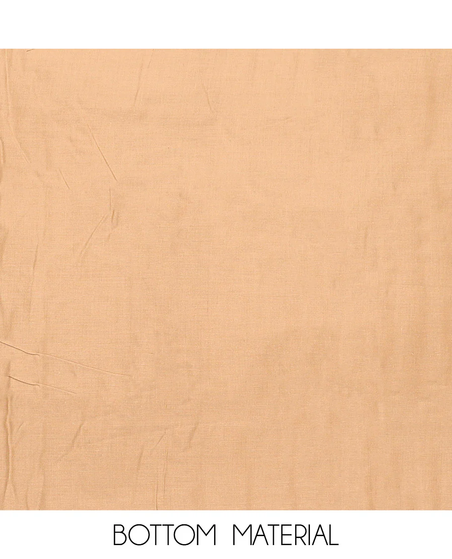 Maroon Cotton Material Chudidar Set, Elevated with Unique Motifs Block Printed on Its Cotton Top, a Plain Cotton Bottom, and Paired with an Intricately Block Printed Cotton Dupatta - Image 3