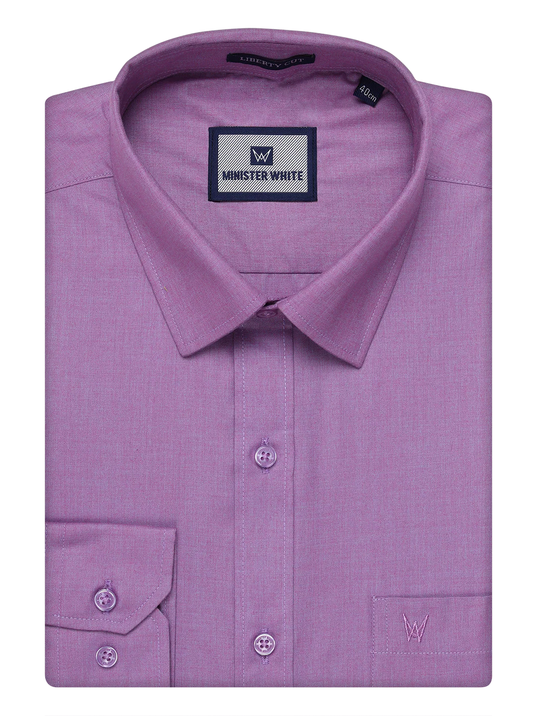 Mens Light Purple Color Shirt with Matching Border Dhoti Combo Casper - Image 6