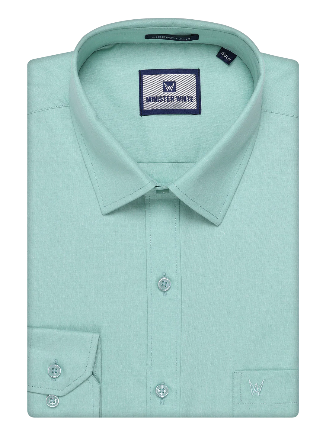 Mens Sea Green Color Shirt with Matching Border Dhoti Combo Casper - Image 6
