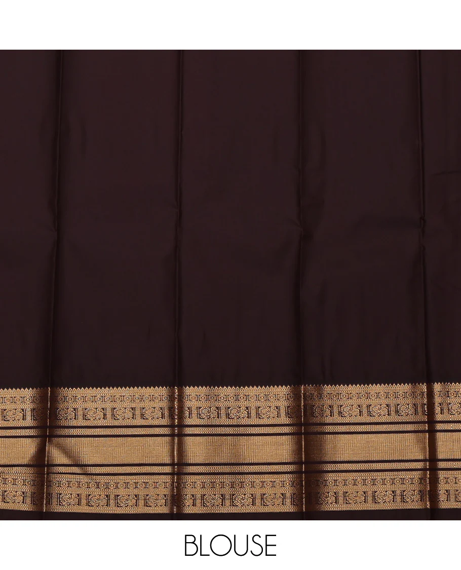 Pink Budget Silk Saree, Delicately Woven with Zari Buttas All Over Its Body, Complemented by a Contrast Traditional Zari Design Border, Grand Jaal Pallu, and Paired with a Contrast Blouse - Image 4