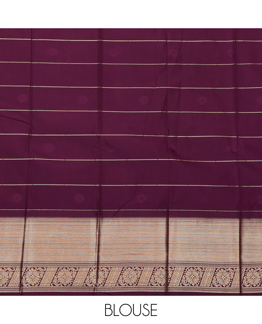 Pink Budget Silk Saree, Featuring Zari Butta Enclosed Checks, Contrast Traditional Zari Border, Grand Jaal Pallu, and a Contrast Blouse - Image 4