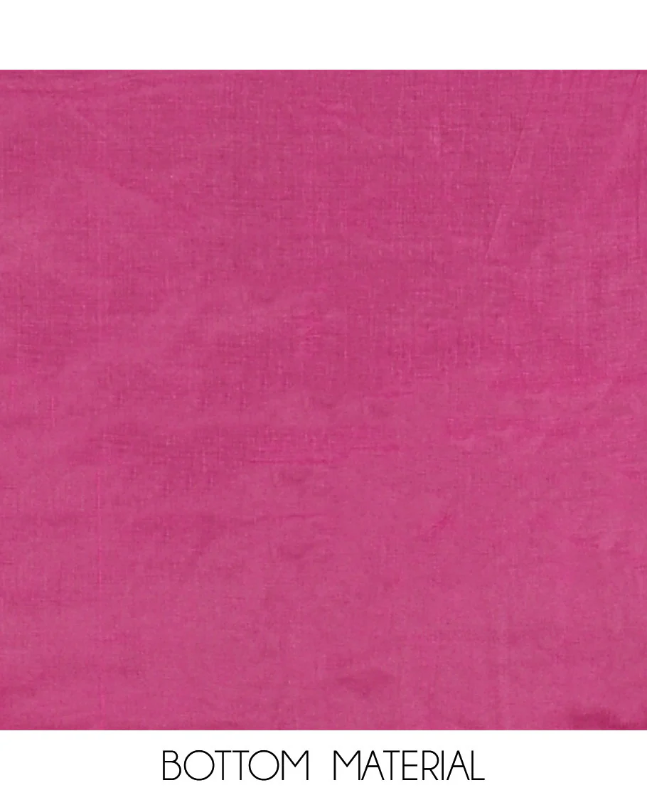 Purple Semi Silk Material Churidar Set, Subtly Made Plain Top, a Plain Santoon Bottom, and Is Paired with a Dual-Colored Bandhani Motifs Semi Silk Dupatta - Image 5