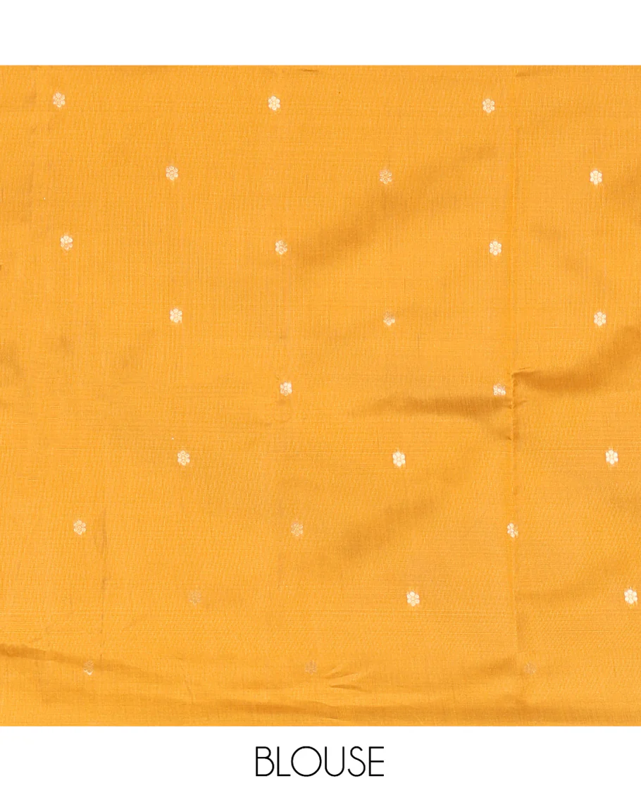 Wine Litchi Saree, Bedecked with Peacock Buttas , Contrast Temple Traditional Rettai Pettu Border, Pallu of Traditional , and Contrast Blouse - Image 3